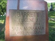 Barrett, Eugene J. and Sara (McNamara)